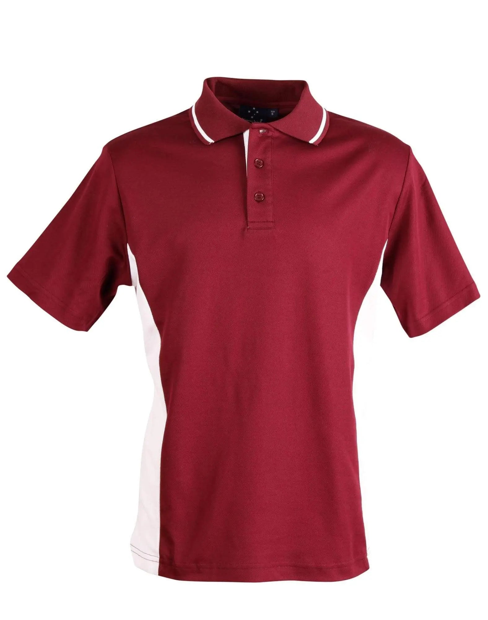 Teammate Polo Men's Ps73 Casual Wear Winning Spirit Maroon/White S